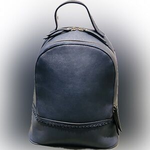 Elegant Navy Blue Women's Backpack